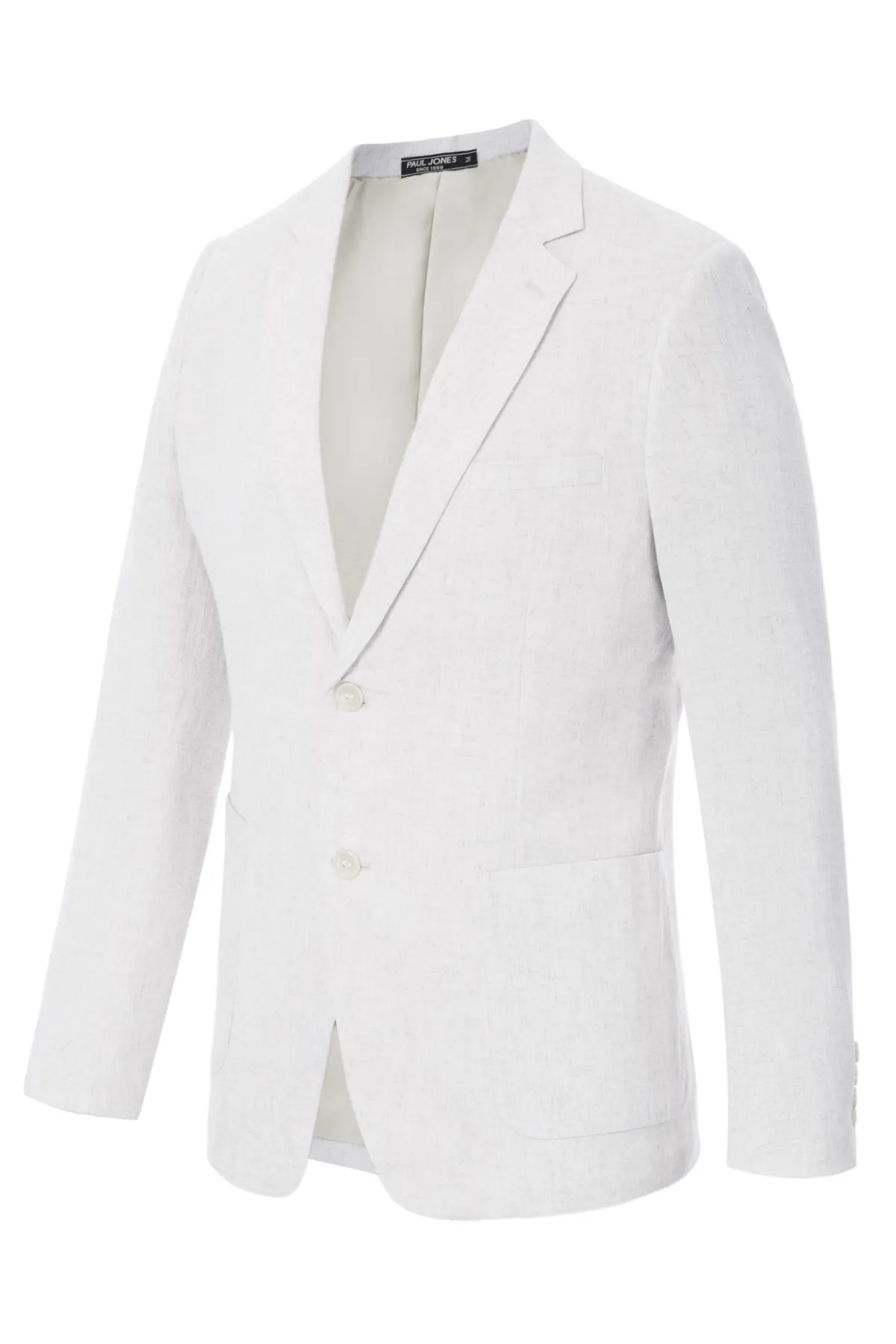 Men's Casual Slim Fit Linen Jacket Lightweight Two Buttons Blazer Sport Coat sold by Paul Jones product image thumbnail 4