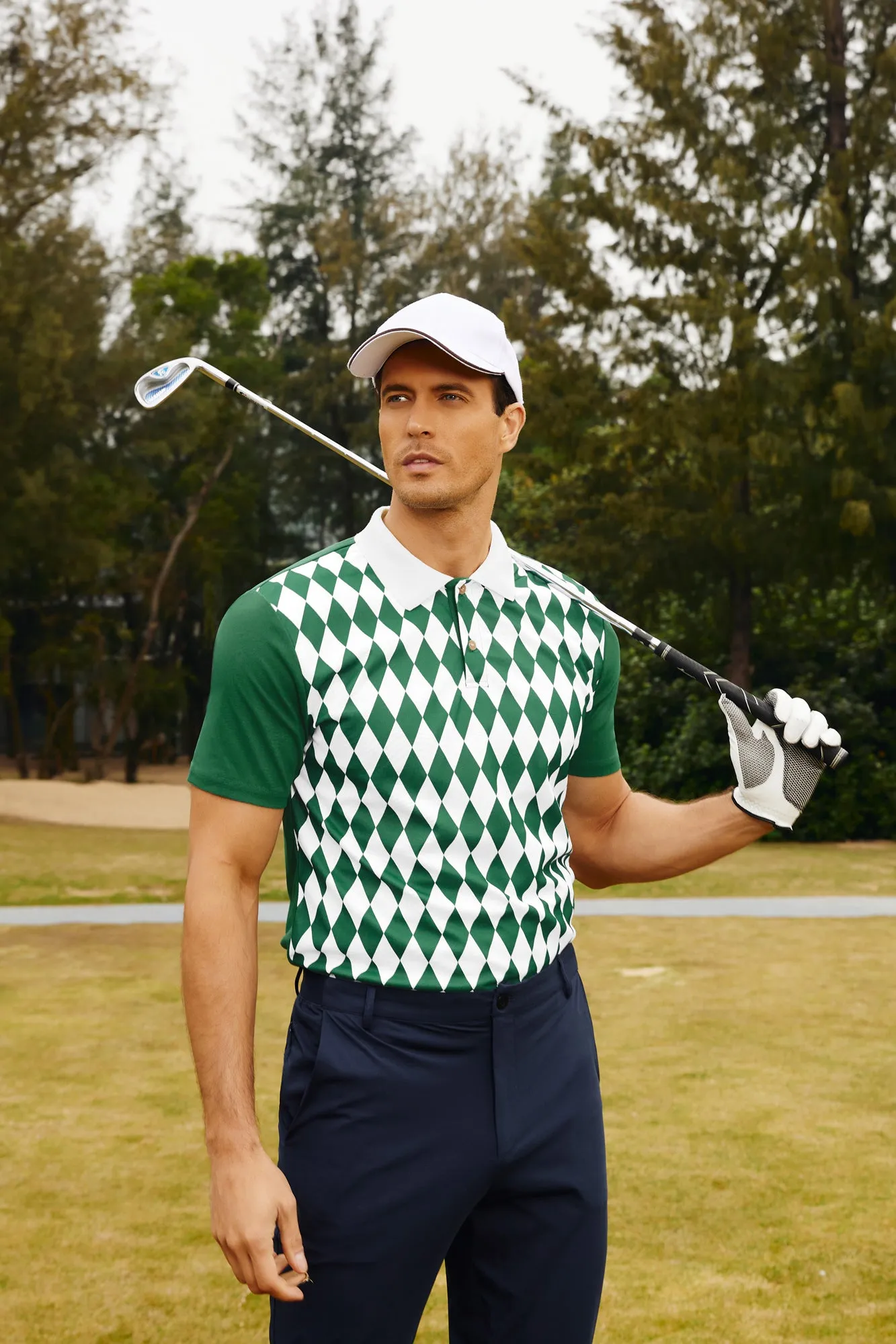 Mens Polo Shirt Short Sleeve Performance Golf Polo Pullover Shirts Daily Casual Wear sold by Paul Jones product image thumbnail 5