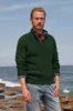 Men's Quarter Zip Sweater Casual Mock Neck Pullover Slim Fit Knit Polo Sweater sold by Paul Jones