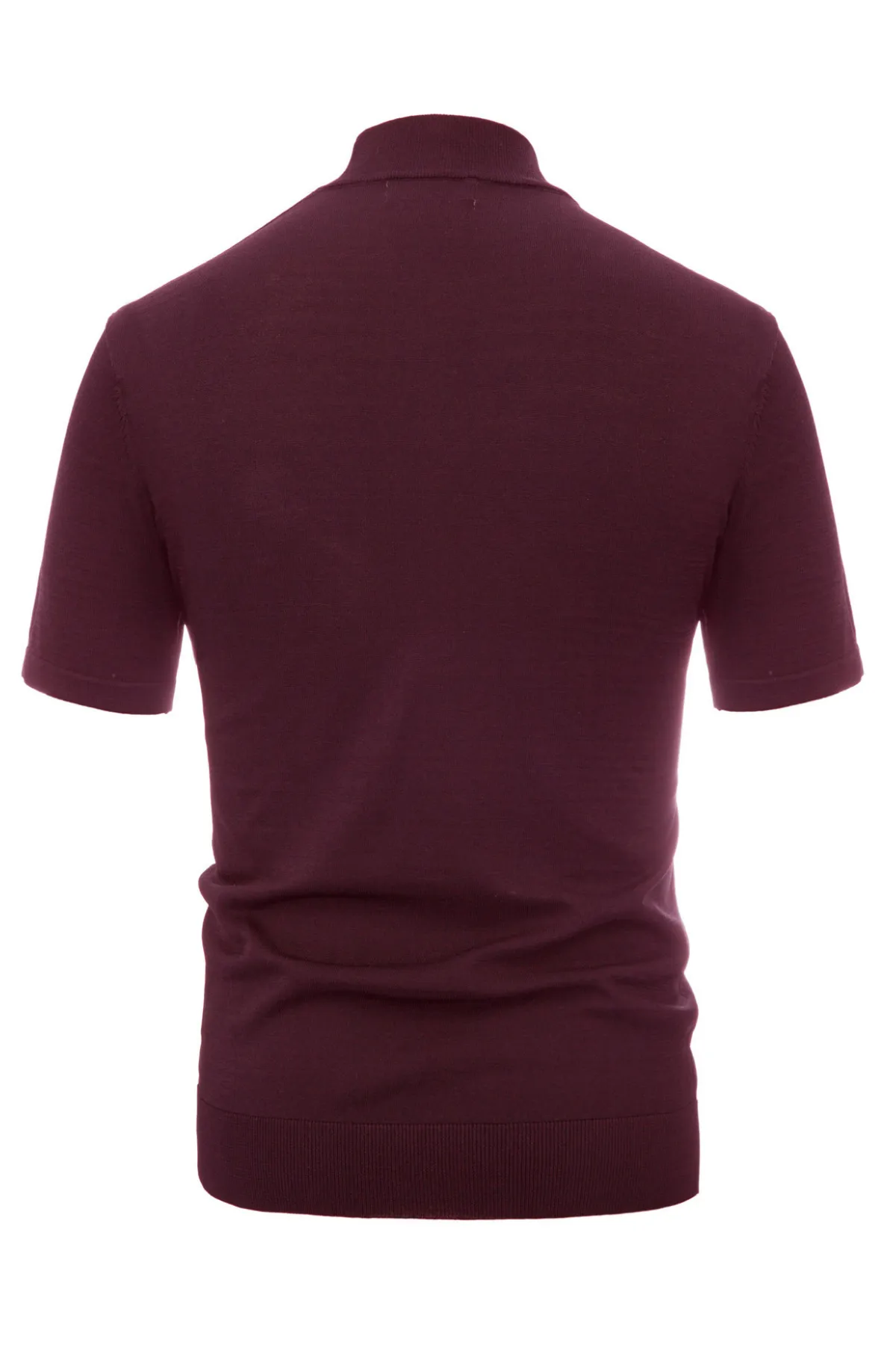 Mens Mock Turtleneck Knit Pullover Sweater Short Sleeve Solid Knitwear Sweaters sold by Paul Jones product image thumbnail 4