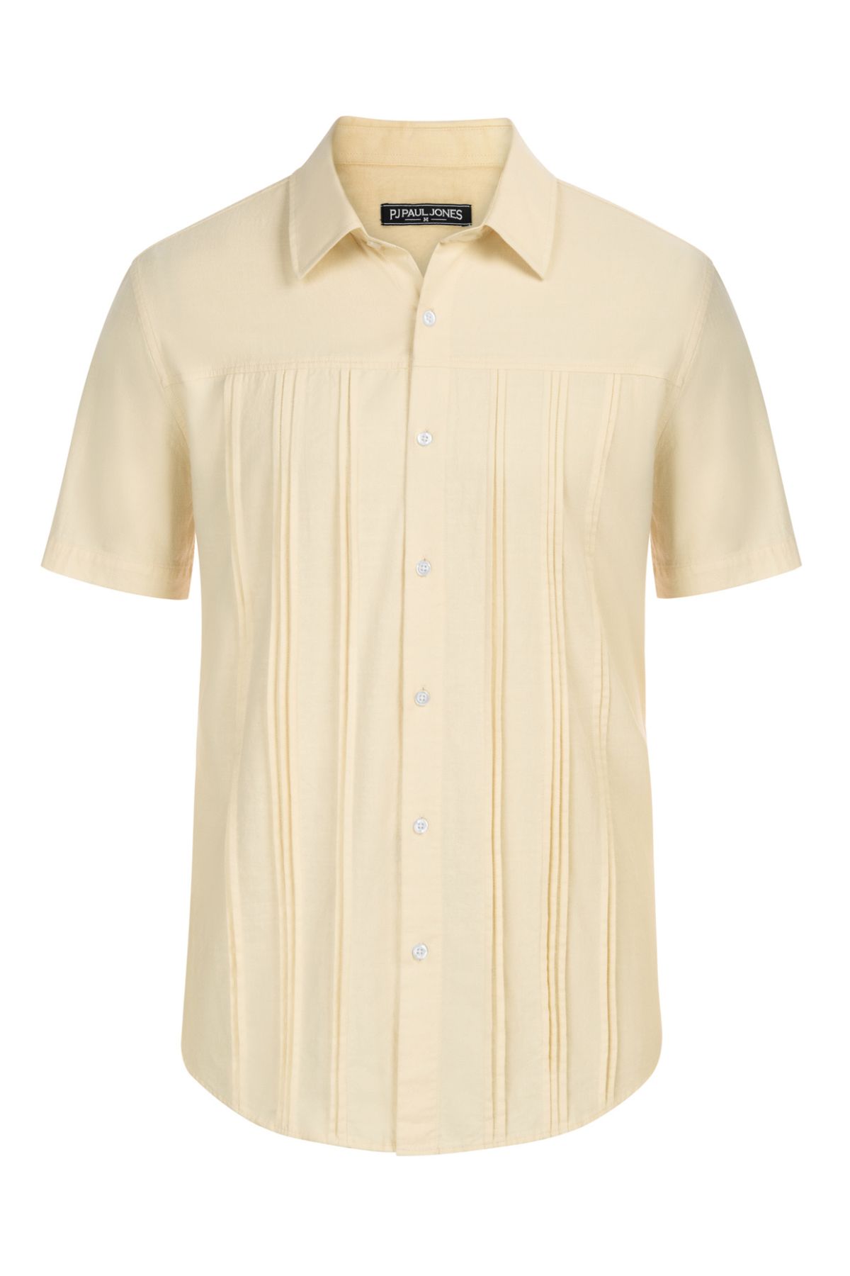 Mens Cuban Guayabera Shirt Casual Short Sleeve Button Down Cardigans Shirt sold by Paul Jones product image thumbnail 3