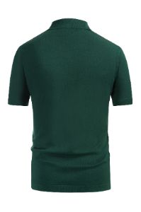 Men's Vintage Striped Polo Cardigans Shirts Casual Short Sleeve Knitwear sold by Paul Jones