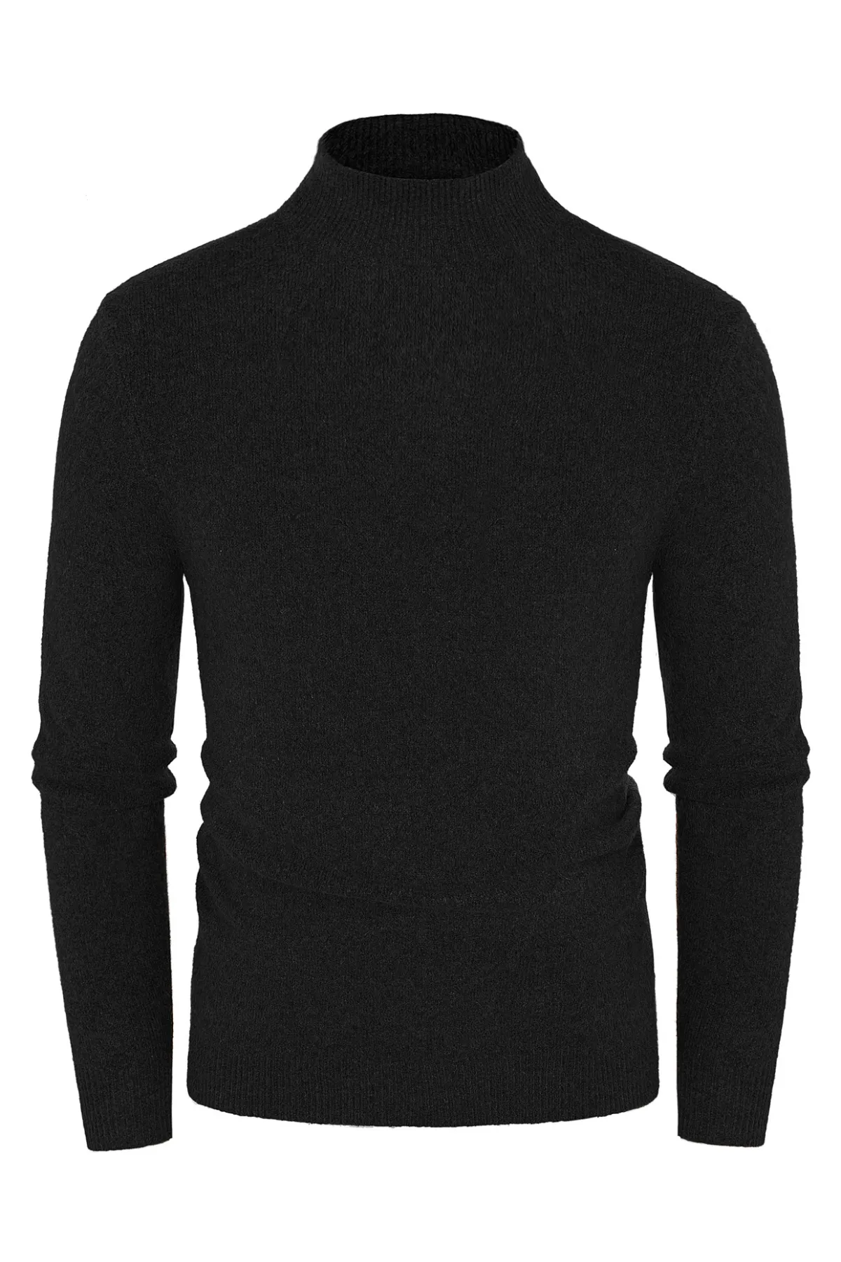 Men's Mock Turtleneck Sweater Long Sleeve Under Wool Blend Pullover Sweaters sold by Paul Jones product image thumbnail 3