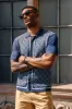 Men's Polo Shirts 70s Vintage Shirts Contrast Knitted Polo Cardigan Shirts sold by Paul Jones