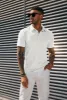 Men's Knit Polo Shirts Short Sleeve Casual Button Up Shirts Solid Collared Golf Shirts Tops sold by Paul Jones