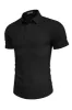 Men's Knit Polo Shirts Short Sleeve Casual Button Up Shirts Solid Collared Golf Shirts Tops sold by Paul Jones