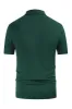 Mens Polo Shirts Vintage Striped Button Down Knitted Golf Cardigans Shirts sold by Paul Jones