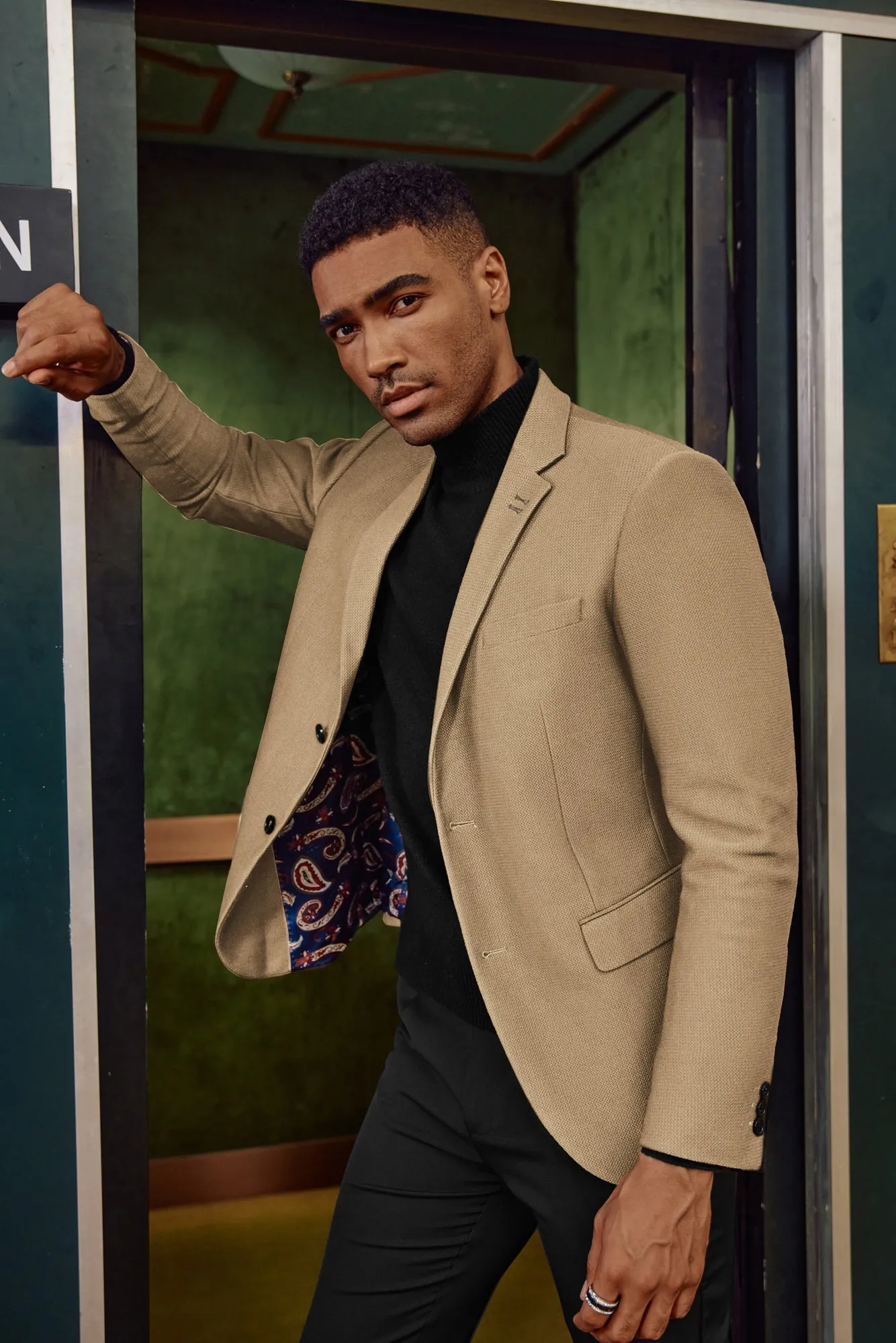 Men's Casual Blazers Lightweight Two Buttons Business Sport Coat Jacket sold by Paul Jones