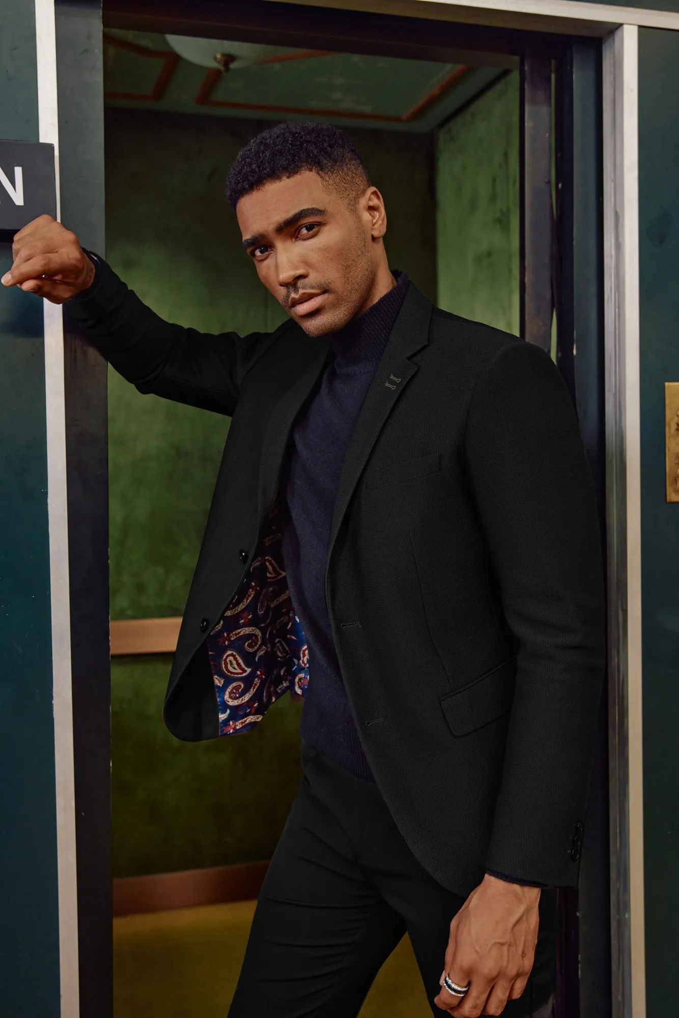 Men's Casual Blazers Lightweight Two Buttons Business Sport Coat Jacket sold by Paul Jones product image thumbnail 5
