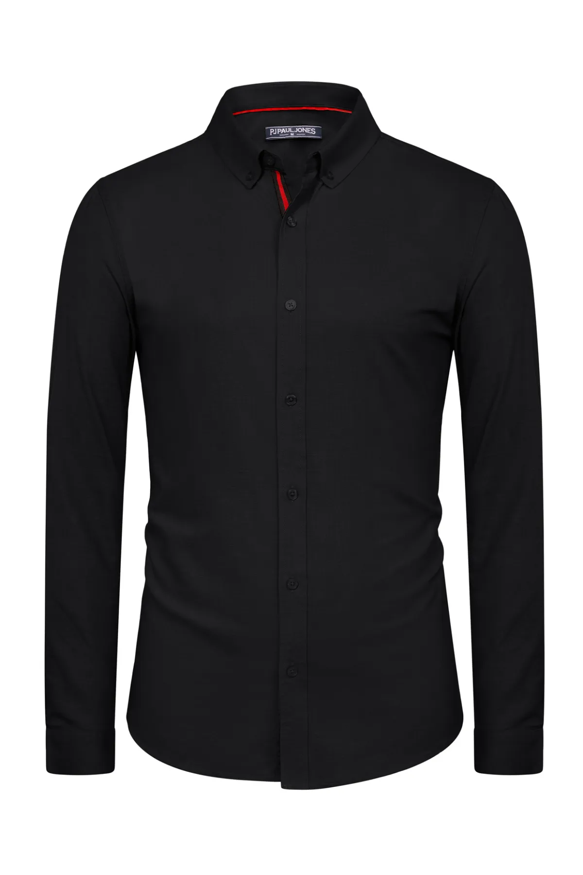 PJ Men Breathable Cotton & Linen Shirt Long Sleeve Button-Down Collar Tops sold by Paul Jones product image thumbnail 4