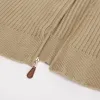 Men Stylish Stand Collar Cardigan Long Sleeve Zip-up Sweater Knitwear sold by Paul Jones