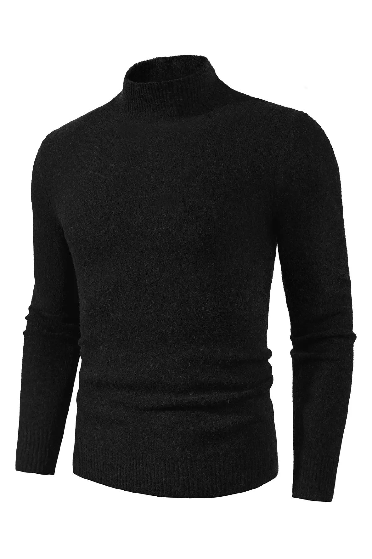 Men's Mock Turtleneck Sweater Long Sleeve Under Wool Blend Pullovers Sweaters sold by Paul Jones product image thumbnail 4