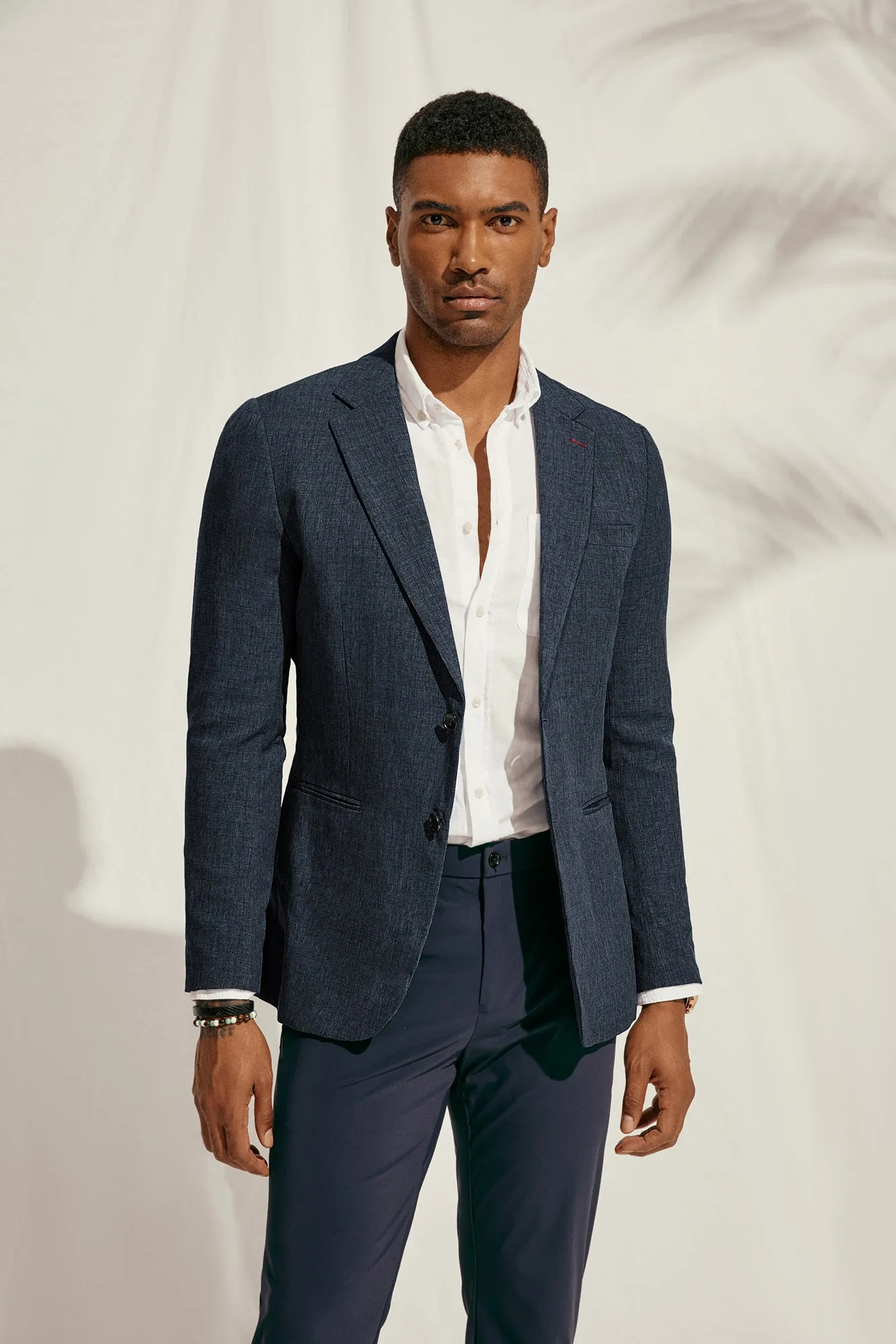 Men Notch Lapel Blazer Coat Casual Two-Button Back Slit Suit Coat sold by Paul Jones product image thumbnail 2