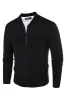 Men's Full Zip Up Sweater Casual Stand Collar Cardigan Lightweight Knit Jackets sold by Paul Jones