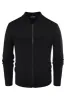 Men's Full Zip Up Sweater Casual Stand Collar Cardigan Lightweight Knit Jackets sold by Paul Jones