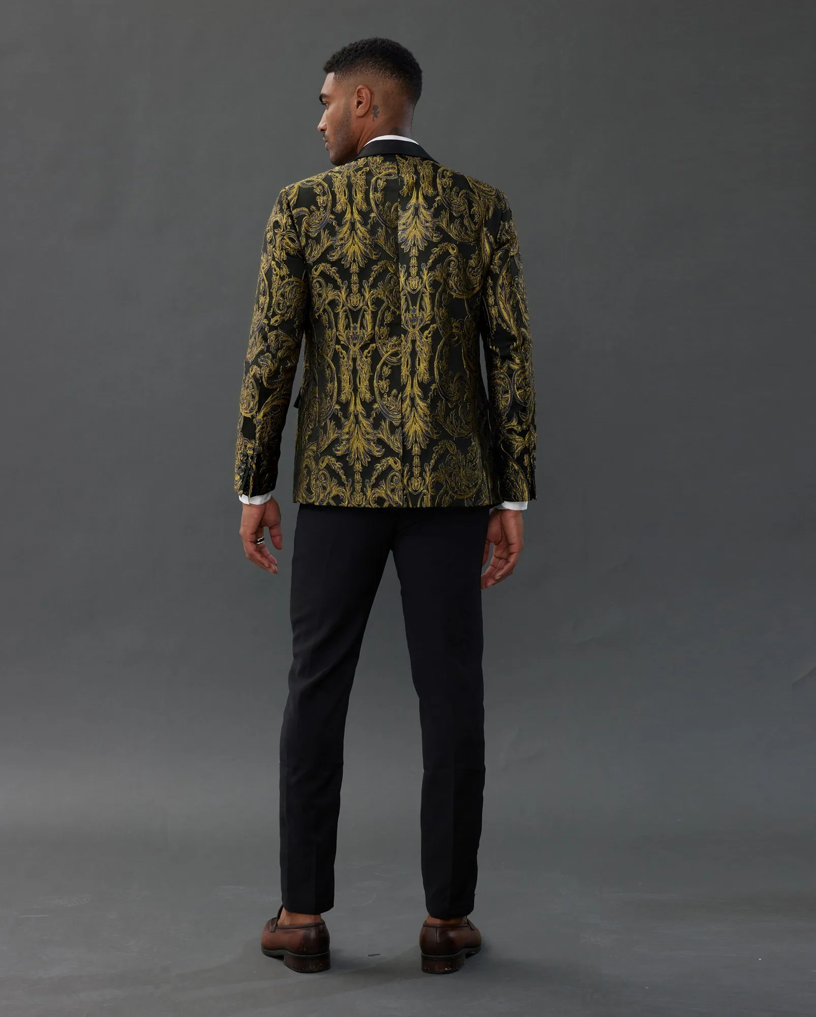 Men's Blazer Slim Fit Dress Floral Pattern Sport Jacket One Button sold by Paul Jones product image thumbnail 5