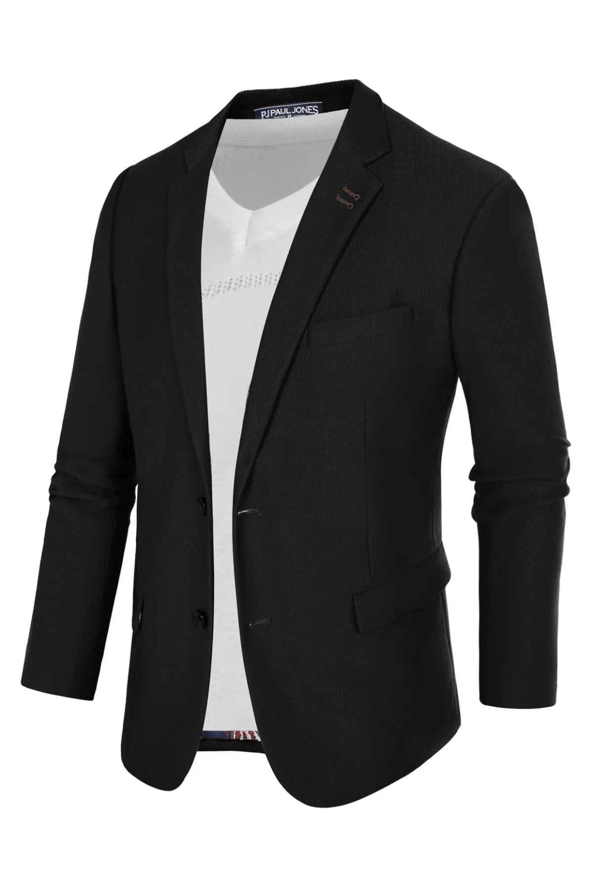 Mens Casual Blazers Lightweight Two Buttons Business Sport Coat Jackets sold by Paul Jones product image thumbnail 4