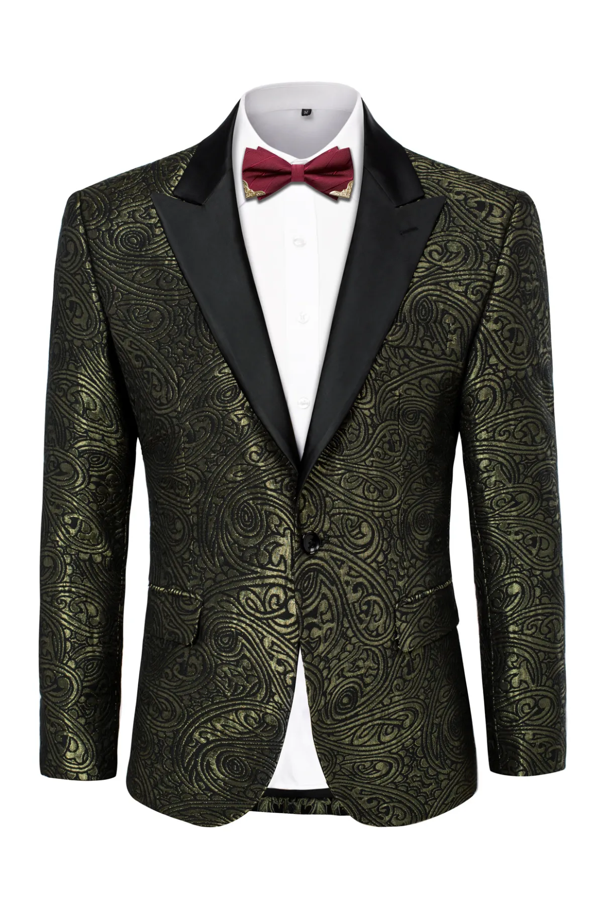 Men's Blazer Slim Fit Dress Floral Pattern Sport Jacket One Button sold by Paul Jones product image thumbnail 3