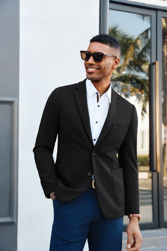 PJ PAUL JONES Sakko Herren Sportlich Regular Fit Business Two Buttons Blazer sold by Paul Jones