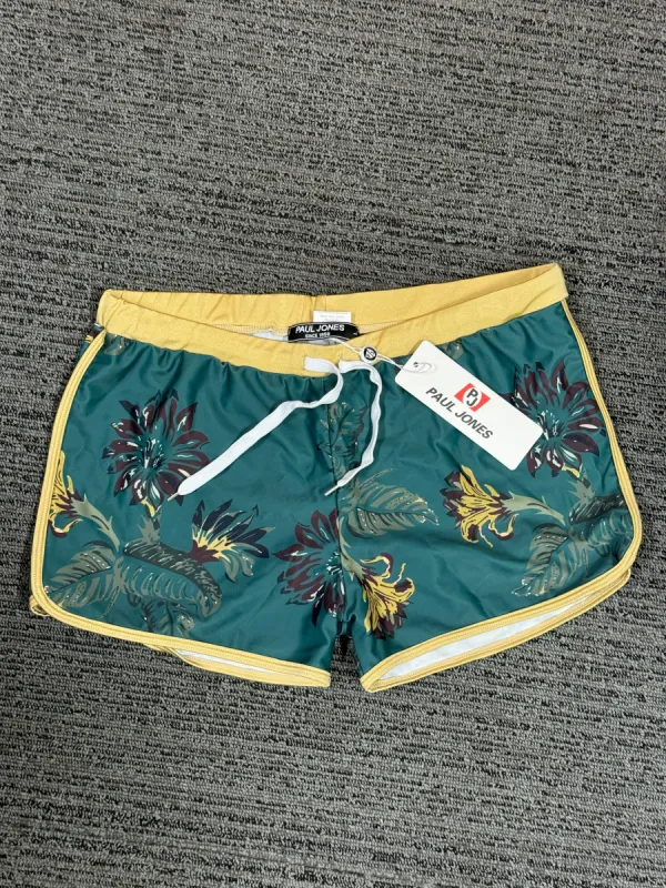 PJ PAUL JONES Men Tropical Pattern Drawstring Waist Swimwear sold by Paul Jones