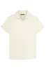 Men Straight Shirt Casual Short Sleeve Lapel Collar Button-up Tops sold by Paul Jones