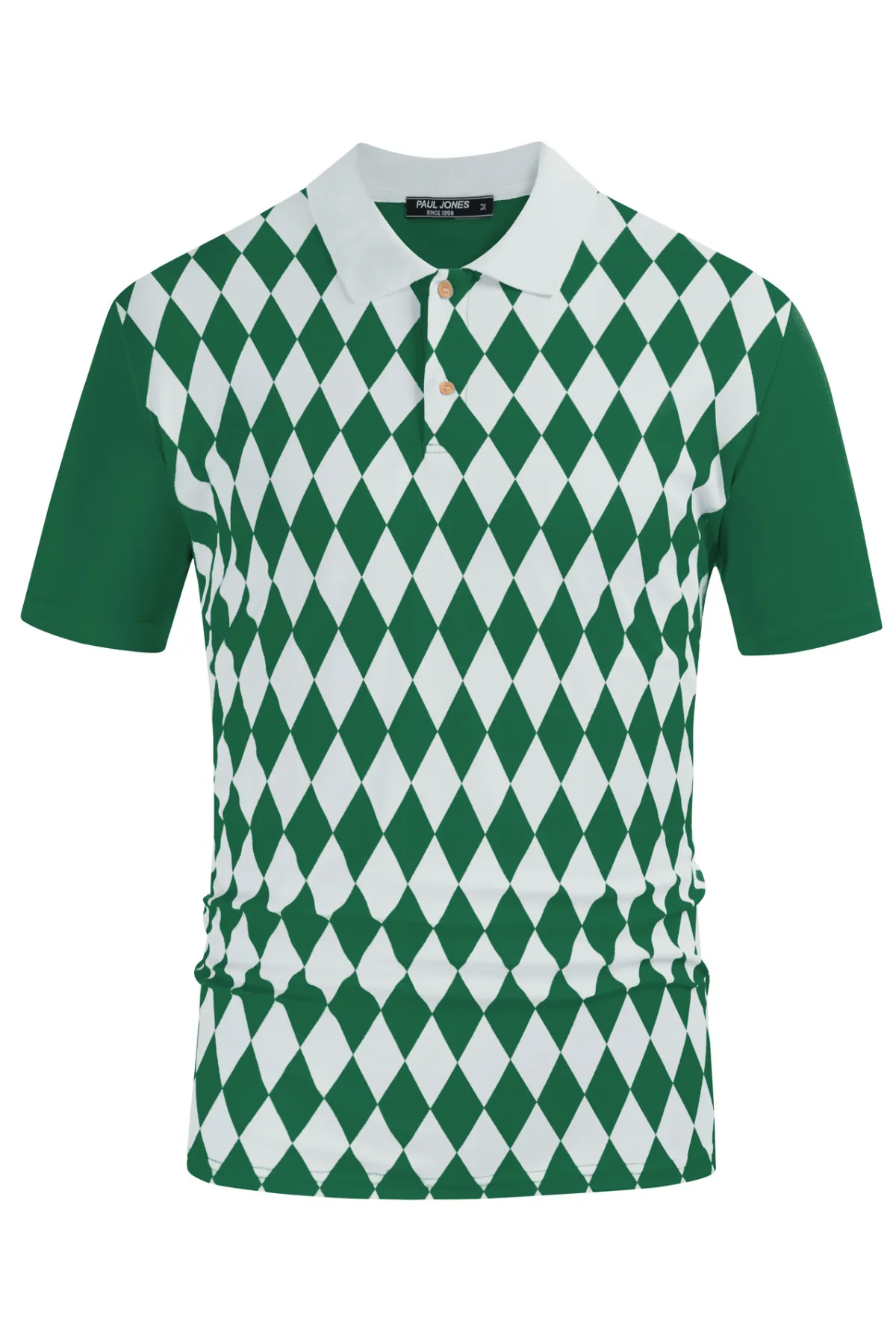 PJ Paul Jones Mens Polo Shirt Short Sleeve Performance Golf Polo Pullover Shirts Daily Casual Wear sold by Paul Jones product image thumbnail 3