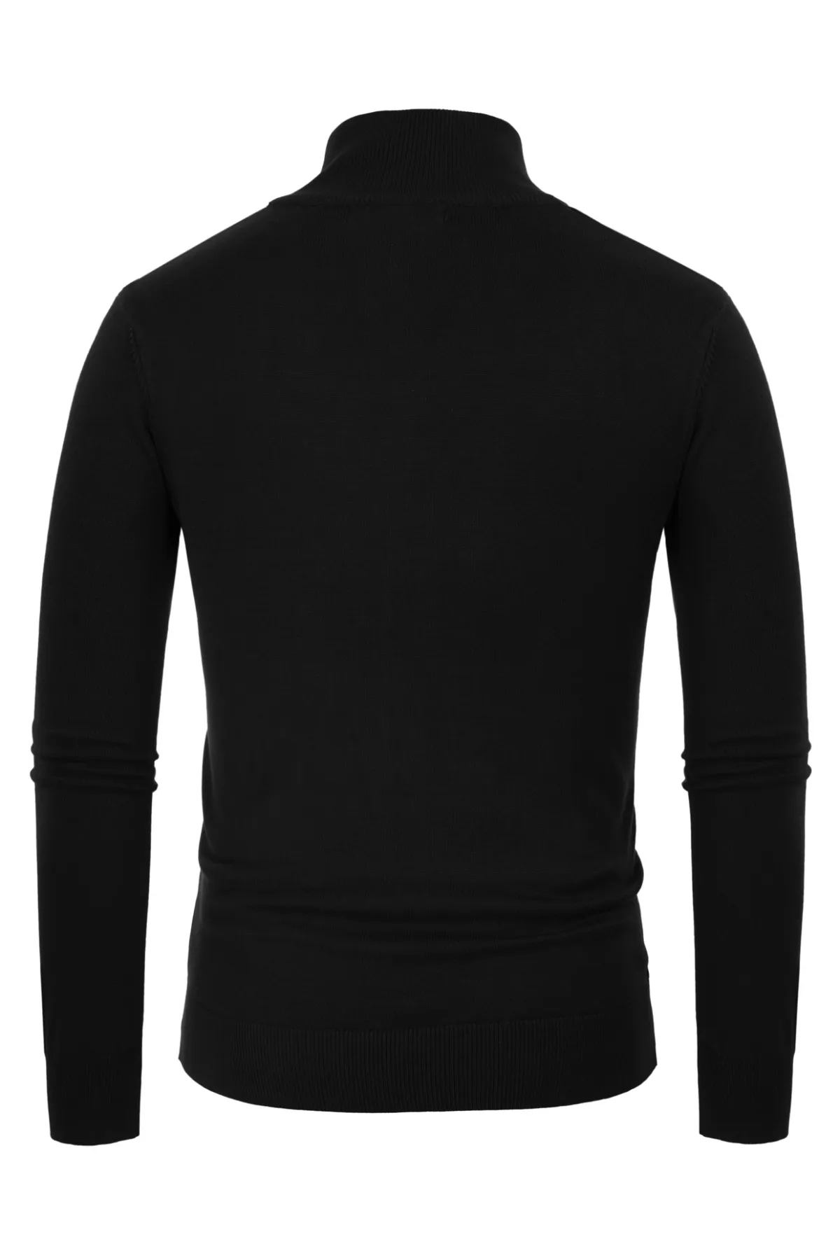 Men's Casual Quarter-Zip Sweaters Cable Knit Thermal Pullover Sweater sold by Paul Jones product image thumbnail 4