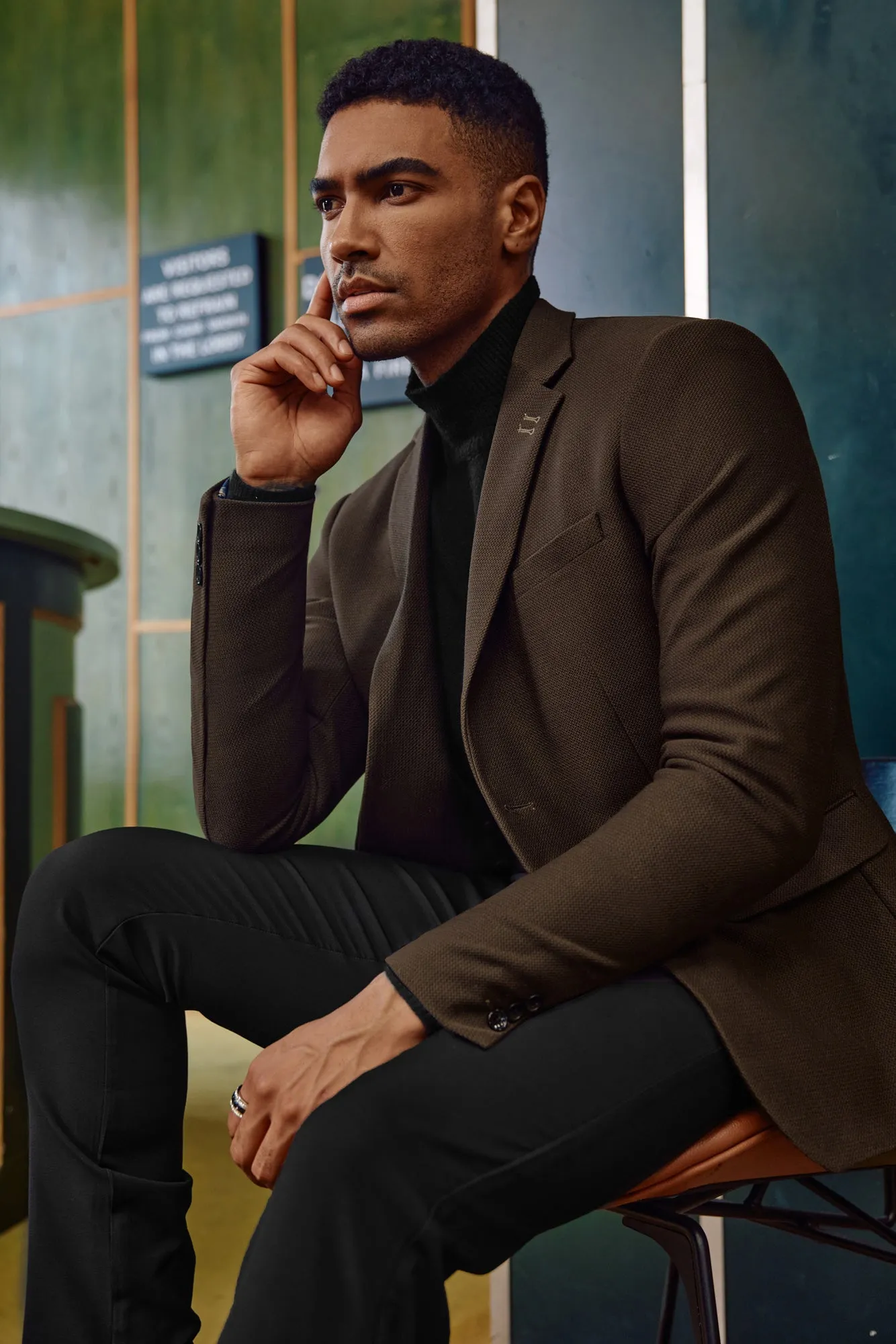 Mens Casual Blazers Lightweight Two Buttons Business Sport Coat Jackets and pants sold by Paul Jones product image thumbnail 3