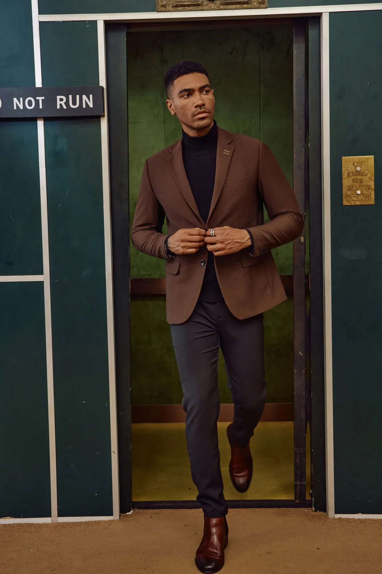 Mens Casual Blazers Lightweight Two Buttons Business Sport Coat Jackets and pants sold by Paul Jones product image thumbnail 5
