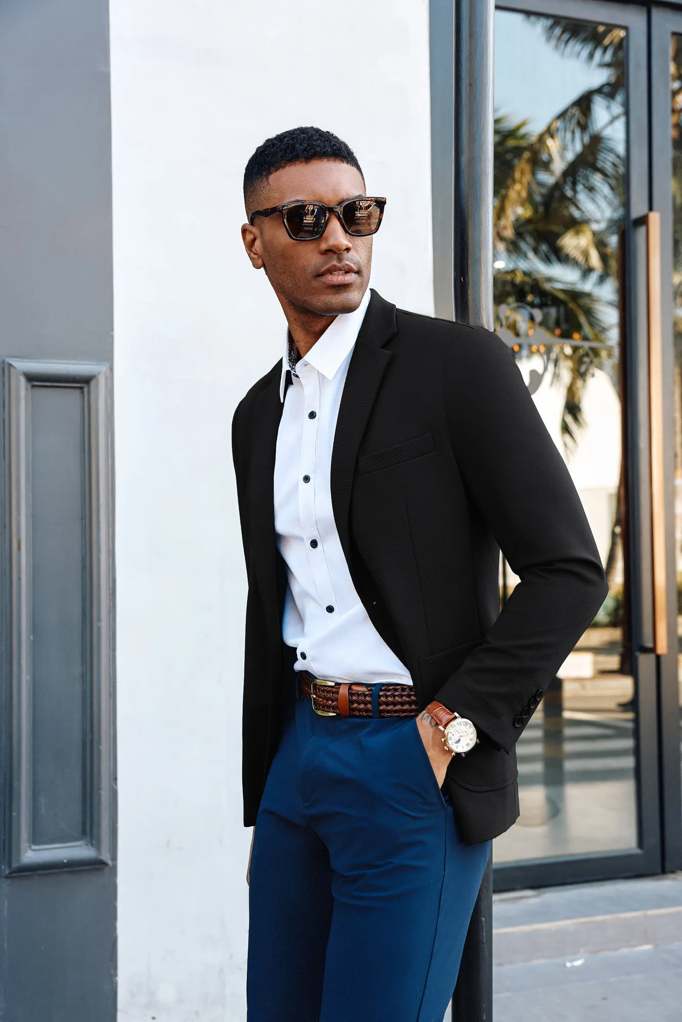 PJ PAUL JONES Sakko Herren Sportlich Regular Fit Business Two Buttons Blazers sold by Paul Jones product image thumbnail 5