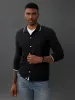 PJ Paul Jones Mens Button Down Cardigan Sweaters Cable Knit Polo Collar Knitwears sold by Paul Jones
