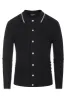 PJ Paul Jones Mens Button Down Cardigan Sweaters Cable Knit Polo Collar Knitwears sold by Paul Jones