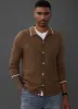 PJ Paul Jones Mens Button Down Cardigan Sweaters Cable Knit Polo Collar Knitwears sold by Paul Jones