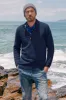 Men's Quarter Zip Sweater Slim Fit Casual Pullover Sweater Mock Neck Polo Sweater sold by Paul Jones