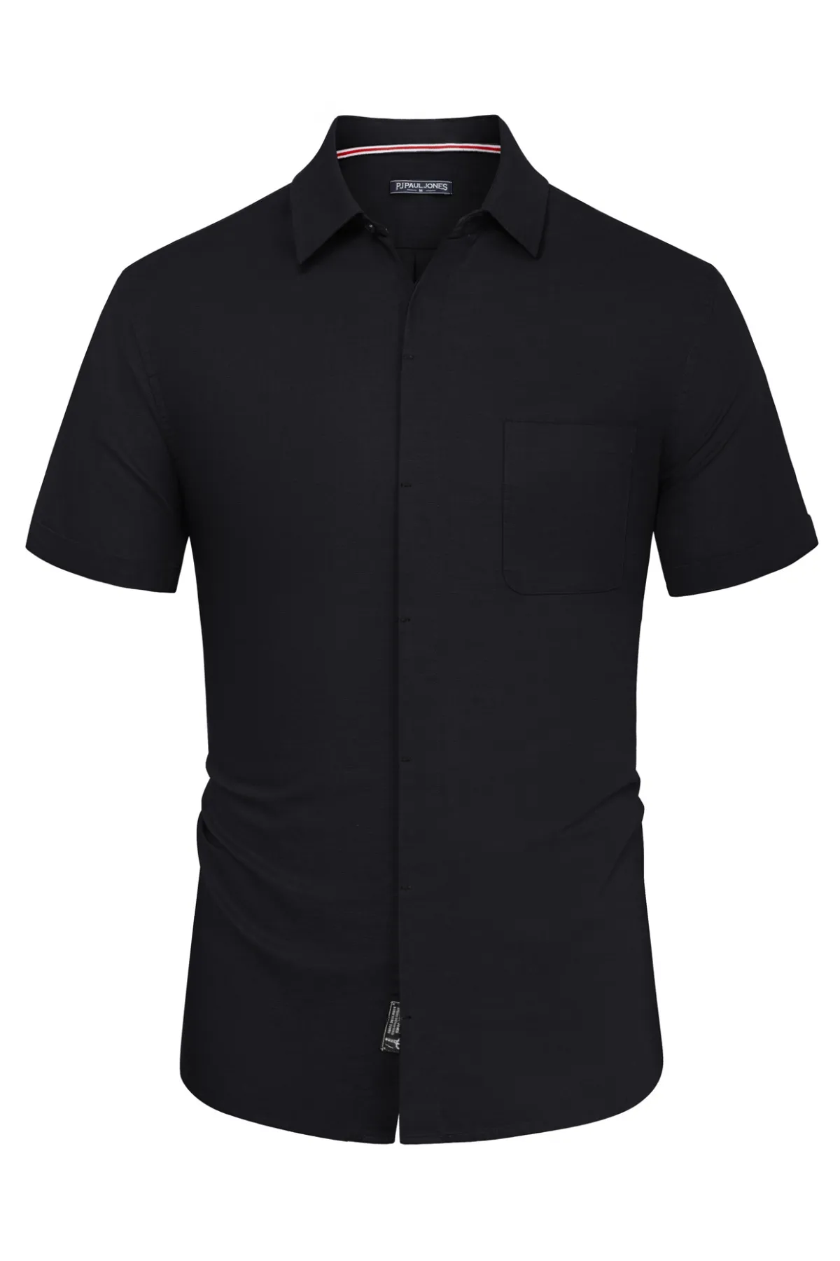 Men Cuban Guayabera Shirt Casual Short Sleeve Button Down Cardigan Shirts Beach Tops Cotton sold by Paul Jones product image thumbnail 3
