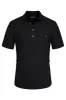 Men Pullover Shirt Casual Short Sleeve Lapel Collar Button-up Neck Tops sold by Paul Jones
