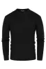 Men's Crewneck Pullover Sweater Waffle Textured Long Sleeve Knitted Sweaters sold by Paul Jones