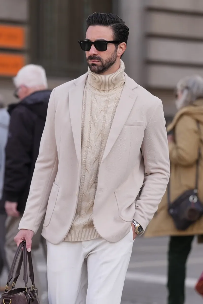 Mens Suit Jacket COOFANDY En's Casual Knit Blazer Stretch Sli Fit