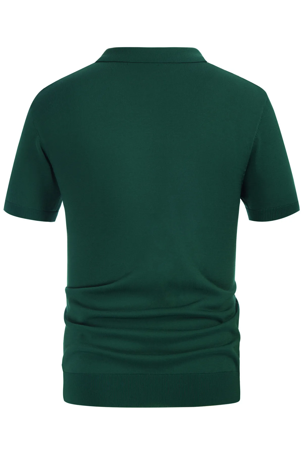 Men's Vintage Stripe Knitted Polo Pullover Shirts Short Sleeve Golf Knit Mens Polo Shirt sold by Paul Jones product image thumbnail 4