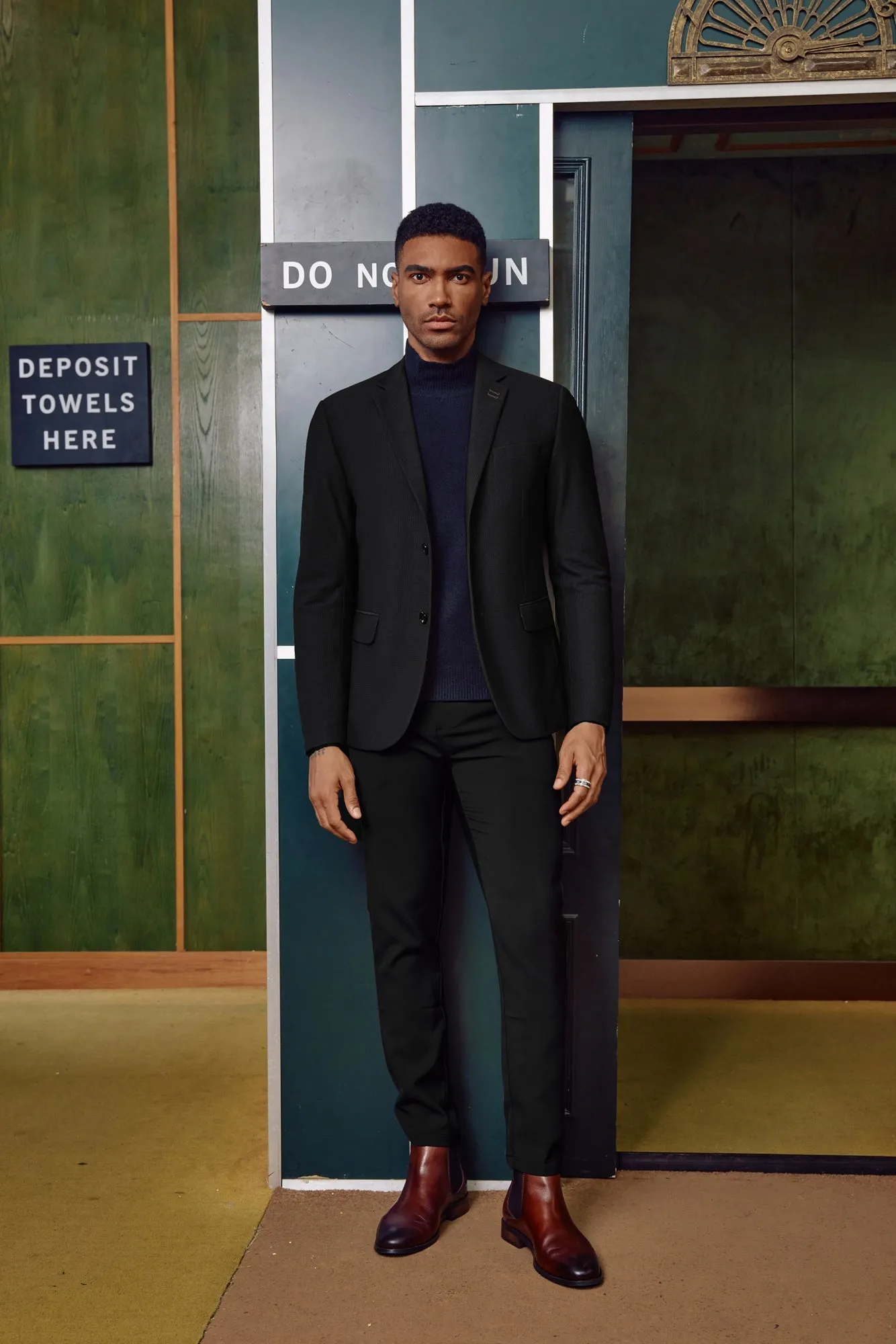 Mens Casual Long SleeveBlazers Lightweight Two Buttons Business Sport Coat Jackets sold by Paul Jones product image thumbnail 5