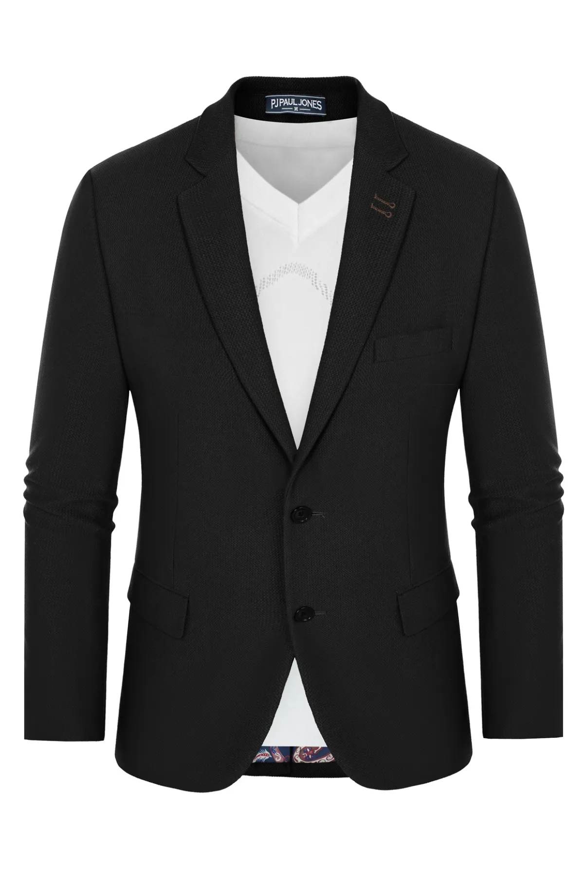 Mens Casual Long SleeveBlazers Lightweight Two Buttons Business Sport Coat Jackets sold by Paul Jones product image thumbnail 3