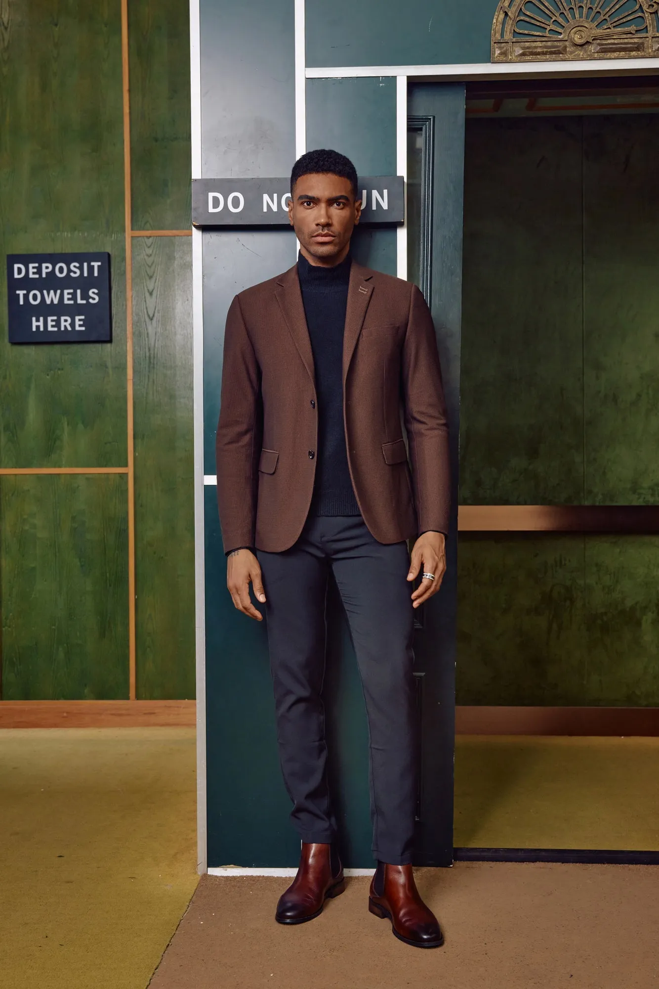 Mens Casual Long SleeveBlazers Lightweight Two Buttons Business Sport Coat Jackets sold by Paul Jones product image thumbnail 2