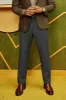 Men Regular Fit Pants Casual Multi-Pocket Herringbone Textured Trousers sold by Paul Jones