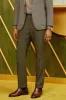 Men Regular Fit Pants Casual Multi-Pocket Herringbone Textured Trousers sold by Paul Jones