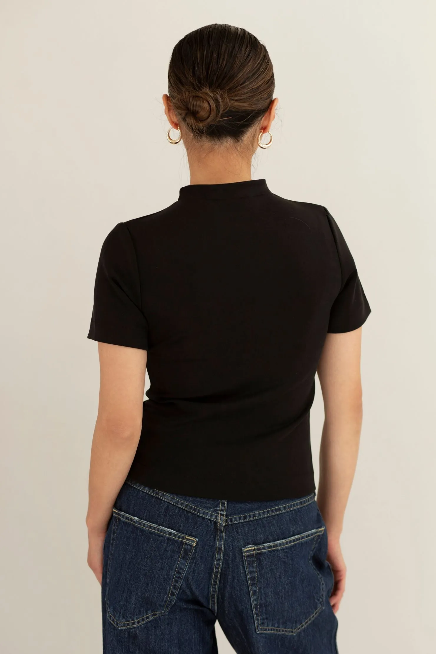 Celine Top - Black (CLOUDLITE®) sold by Lezé the Label product image thumbnail 3