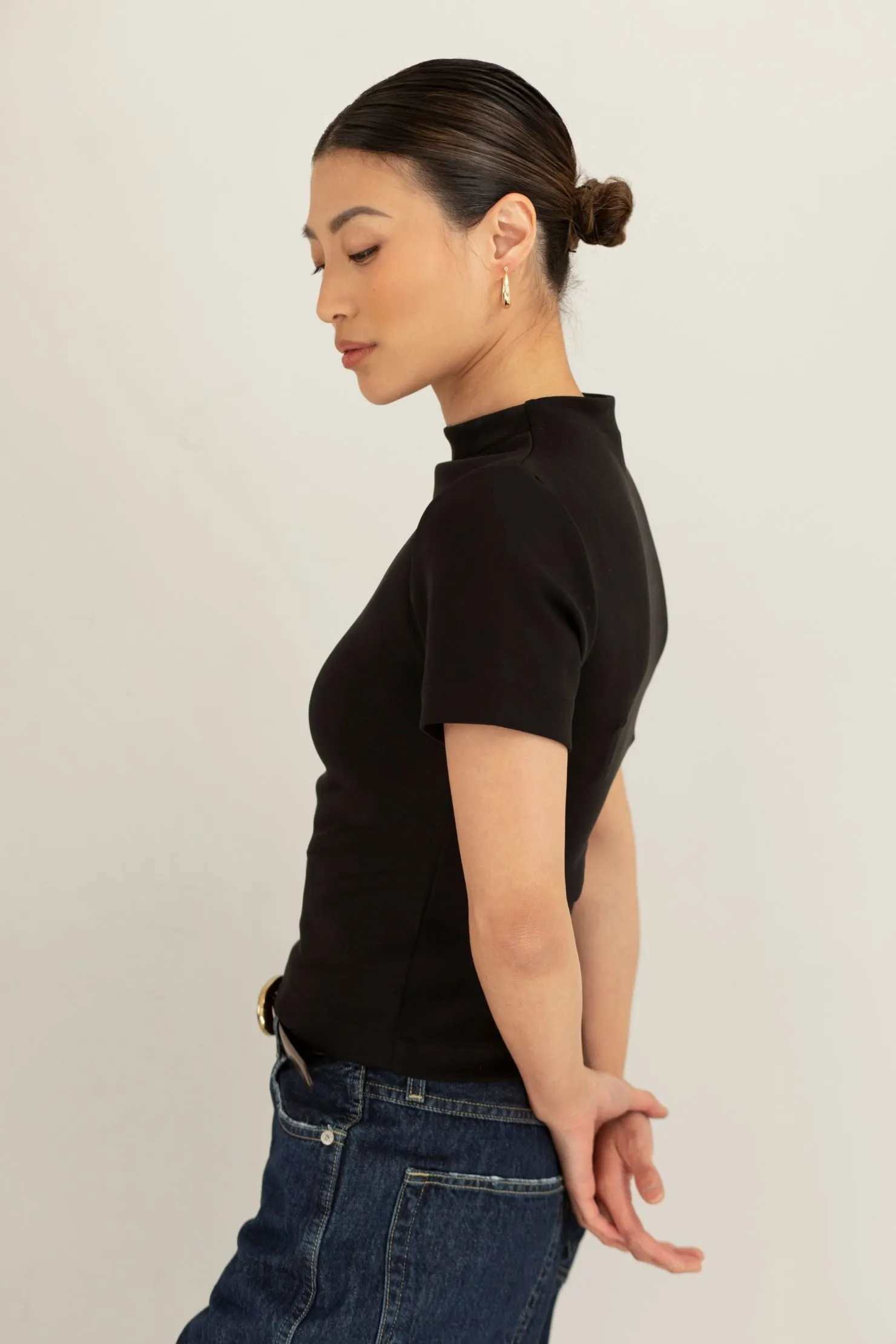 Celine Top - Black (CLOUDLITE®) sold by Lezé the Label product image thumbnail 2