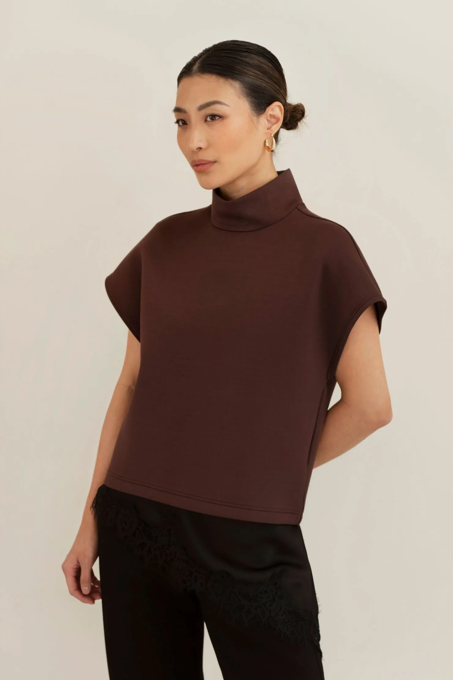 Lani Top - Chocolate sold by Lezé the Label