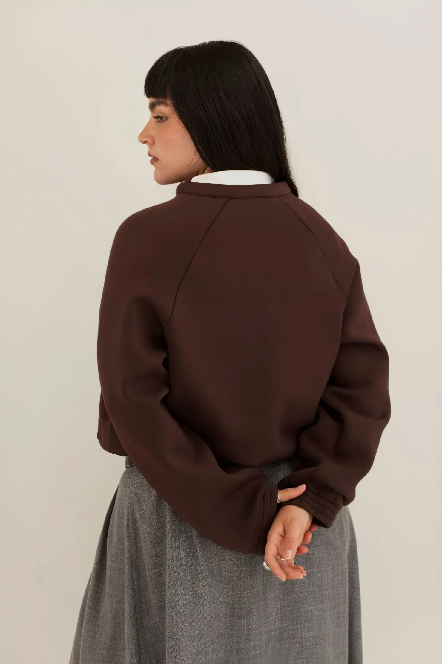 Athena Sweater - Chocolate sold by Lezé the Label product image thumbnail 3