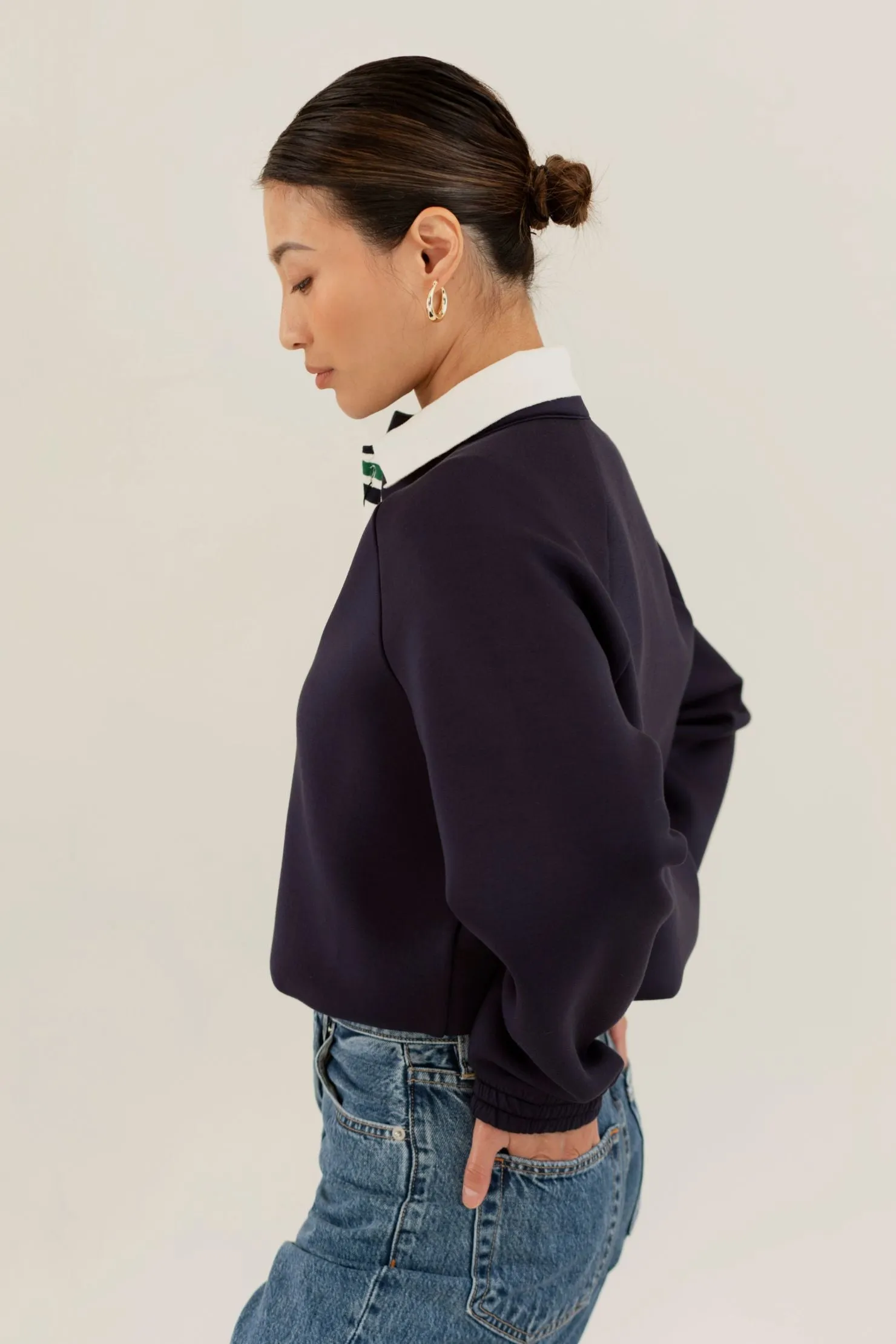 Athena Sweater - Midnight sold by Lezé the Label product image thumbnail 2