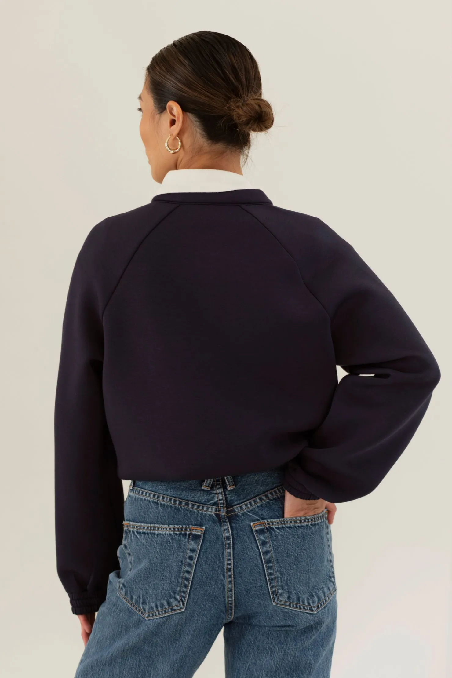 Athena Sweater - Midnight sold by Lezé the Label product image thumbnail 3